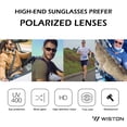 thumbnail image 3 of Gafas de Sol Polarizadas WISTON W8001 TR90 Sin Montura para Hombre y Mujer, 3 of 8