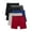 Black Assorted, variant on Reebok Men's Underwear Performance Cotton Stretch Regular Leg Boxer Briefs, 6-Pack