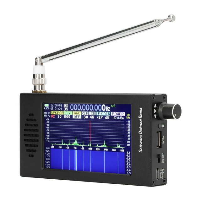 Shortwave Receiver, 100KHz To 149MHz LCD Touch Screen DSP SDR Receiver Long Endurance for Travel
