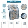 thumbnail image 6 of Blue Starfish Coastal Table Runner 90 Inches, Nautical Ocean Summer Coral Botanical Bed Runner Dresser Scarves Tabletop for Indoor Outdoor Parties/Ceremony/Banquet, 13" x 90", 6 of 9