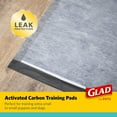 thumbnail image 2 of Glad Activated Charcoal Leak-Resistant Training Pads for Dogs, Medium Size, 17.5in x 23.5in, 120 Count, 2 of 12