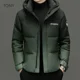 thumbnail image 5 of Chaqueta corta con plumón degradado, ropa de diseño con relleno de plumón de pato, chaquetas acolchadas ligeras para hombre, abrigo de invierno para hombre, ropa para hombre, 5 of 5