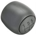 thumbnail image 3 of Pomo de palanca de cambios de coche de 5 velocidades para fiat 500 500c gris 2003 - 2012, 3 of 5