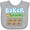 AC-Heather Grey, variant on Inktastic Baker in Training Baking Boys or Girls Baby Bib