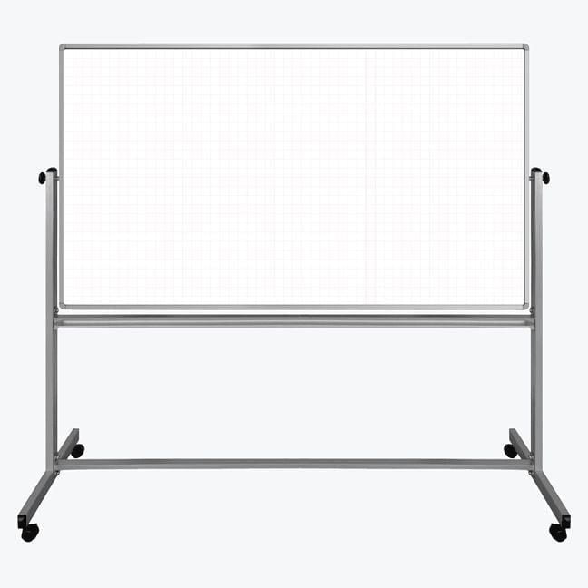 Luxor Tableau Blanc Magnétique Mobile 72" x 40"