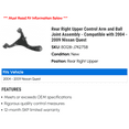 thumbnail image 2 of Rear Right Upper Control Arm and Ball Joint Assembly - Compatible with 2004 - 2009 Nissan Quest 2005 2006 2007 2008, 2 of 2