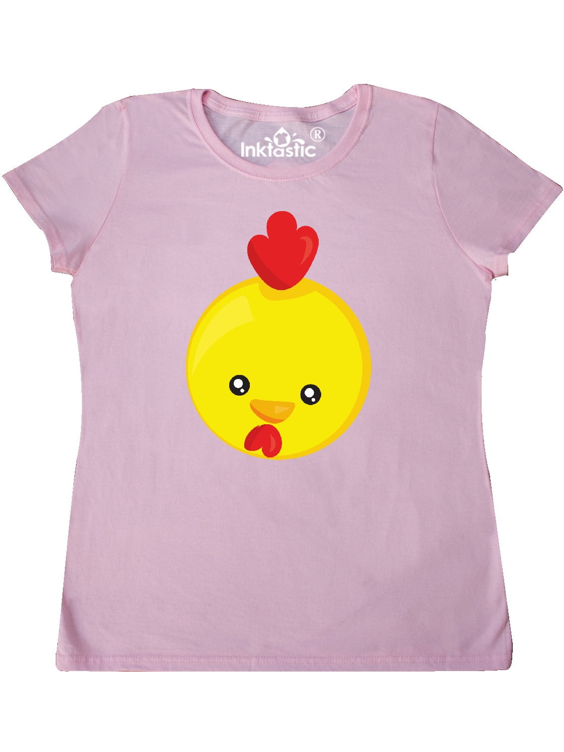 INKtastic - Cute Chicken, Little Chicken, Yellow Chicken Women's T ...