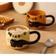 thumbnail image 4 of Cat Cat Stacked Cup,Cute Stackable Coffee Mugs,Ceramic Funny Animal Coffee Mugs, 4 of 5