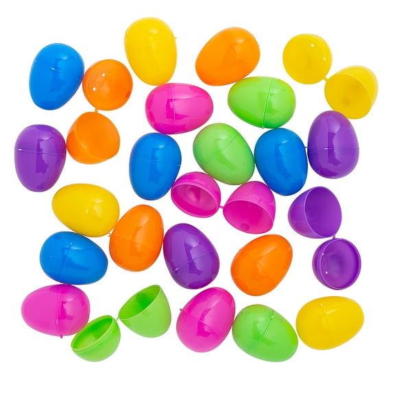 Plastic Bright Eggs (144Pc-Un) - Party Supplies - 144 Pieces