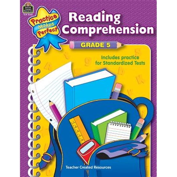 Pre-Owned Reading Comprehension Grade 5 (Practice Makes Perfect (Teacher Created Materials)) Paperback