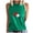 Green, variant on WREESH Women's Patriotic Round Neck Tank a Sleeveless Crewneck Tank Top with Graphic Prints and a Comfortable Design Green