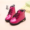 thumbnail image 4 of JFBUJC Bottes Imperméables en Cuir Pu pour Filles, 4 of 5