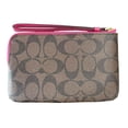 thumbnail image 2 of Monedero Coach Corner Zip Café, 2 of 3