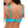 thumbnail image 3 of Ocean Blues Women's Plus Size Push Up Underwire Molded Cup Bikini Top, 3 of 6