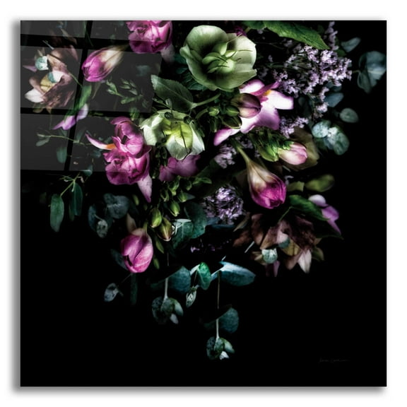 Epic Art 'Hellebores Bouquet' by Elise Catterall, Acrylic Glass Wall Art, 12"x12"