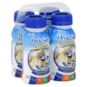PediaSure SideKicks Kids Nutritional Shake, Protein & Fiber Vanilla, 8 oz Bottle, 4 Count