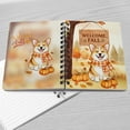 thumbnail image 4 of Welcome Fall Corgi Cozy Autumn Field Pumpkins Golden Leaves Spiral Bound Journal Welsh Corgi Dog Lover Gifts Idea 5x7in Spiral Notebook - 12013, 4 of 5