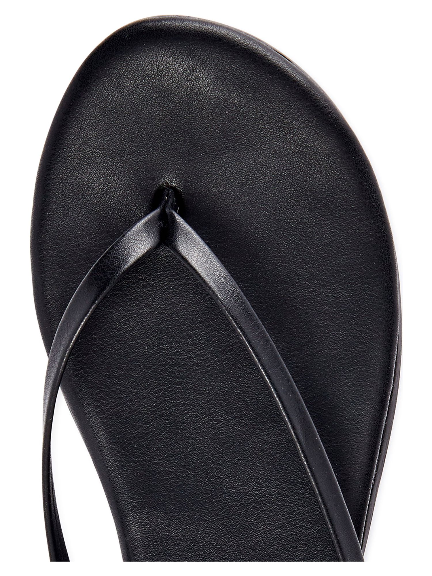 Time and Tru Women's Barely There Thong Sandals, Wide Width Available - image 4 of 7