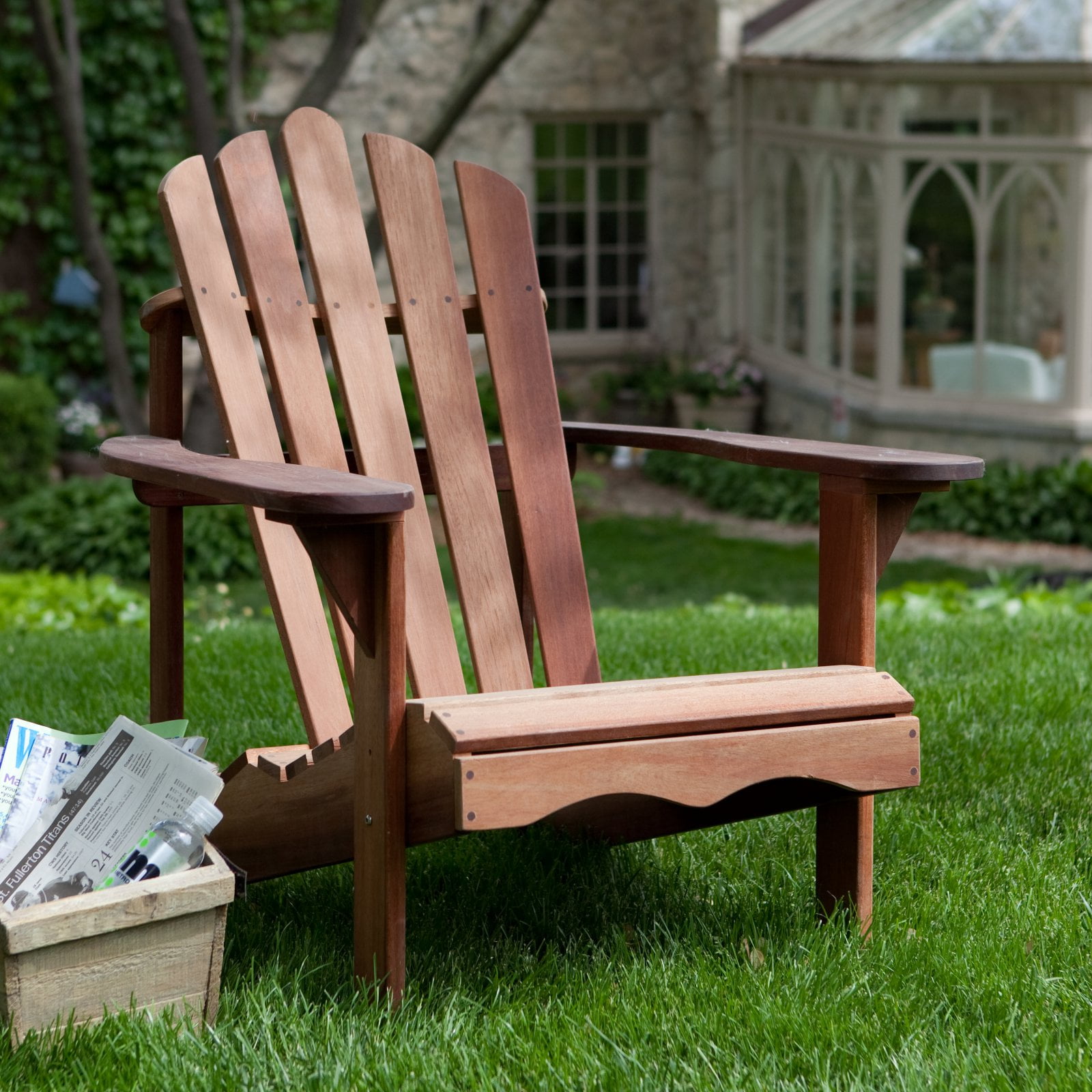 Belham Living Richmond Deluxe Shorea Wood Adirondack Chair by