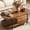 Rust Brown, variant on Gasee 47" Oval Wooden Coffee Table with Metal Frame for Apartments, Living Room, Rust Brown