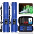 thumbnail image 1 of Linterna Banral recargable 5000 mAh, impermeable, 5 modos, azul, 1 of 7