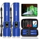 thumbnail image 1 of Linterna Banral recargable 5000 mAh, impermeable, 5 modos, azul, 1 of 7
