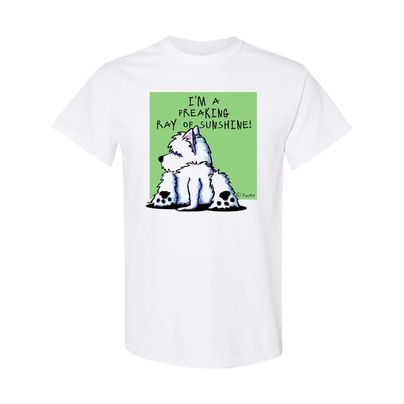 Inktastic Cool Belly Westie T-Shirt