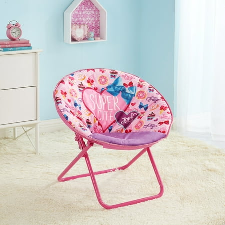 Nickelodeon Jojo Siwa Kids Plush Pink Saucer Chair Best Kids Chairs Seating