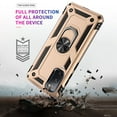 thumbnail image 7 of Samsung Galaxy S20 FE Case with 360 Rotating Ring Holder, Dteck Hybrid Rugged Shockproof Case Compatible Magnetic Car Mount Ring Grip Kickstand Cover for Samsung Galaxy S20 Fan Edition 5G, Gold, 7 of 7