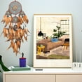 thumbnail image 5 of RKSTN Filet de Rêve Turquoise Arbre de Vie Carillons Éoliens Colorés Décoration Murale, 5 of 5