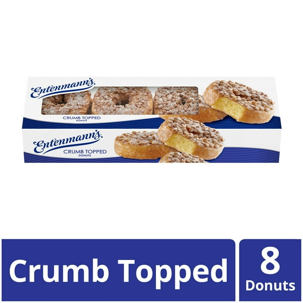 Entenmann S Crumb Topped Donuts 8 Count Walmart Com
