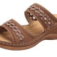 thumbnail image 2 of FLhrweasw Sandalias Cuña para Mujer Sandalias Retro Verano Con Puntera Abierta (marrón 43), 2 of 9