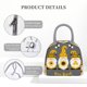 thumbnail image 4 of Easygdp Bee Kind Bolsa de Almuerzo Insulada Grande, Forro de Aluminio, Diseño Espacioso, a Prueba de Fugas, Ideal para Trabajo, Picnics, Viajes y Actividades al Aire Libre, 4 of 6