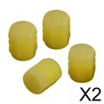 thumbnail image 1 of 8x Car Tire Valve Stem Caps Dustproof Motorcycles Luminous caps Cover Yellow Baoblaze none, 1 of 8