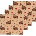 thumbnail image 2 of SKYSONIC Thanksgiving Turkey Cotton Washcloths Set of 4, Highly Absorbent Soft Fingertip Towel for Bathroom, Gym, Hotel and Spa, 12 x 12 Inch, 2 of 7