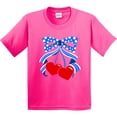 thumbnail image 3 of Inktastic USA Bow Youth T-Shirt, 3 of 5