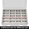 thumbnail image 5 of Toy Cars Organizer Storage Case Container. Toys Display Carrying Holder with 4 Size of Slots (Box Only), 5 of 7