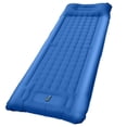 thumbnail image 4 of Colchonetas para dormir para acampar, colchoneta inflable portátil para mochileros con almohada y bomba incorporada, para Hi Blue, 4 of 5