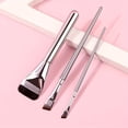 thumbnail image 1 of Flat Top Foundation Brush & Slanted Eyebrow Brush, Professional Cosmetic Tools Makeup Brushes For Flawless Application, 1 of 5