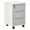 White and Gray, variant on HOMCOM Vertical Filing Cabinet with Lock, 3 Drawer File Cabinet, Grey