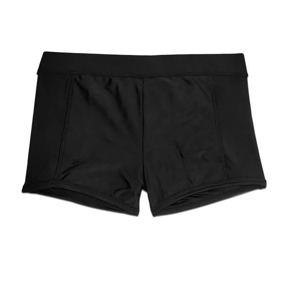 Fnooota Men's Swim Trunks, Stretchy Casual Summer Quick Dry Swimwear Shorts Board Shorts Black Size M-2XL