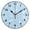 Black, variant on 9.84in Airplane Pattern Design PVC Canvas Wall and Table Clock with Canvas Texture, Black or Gold Hands