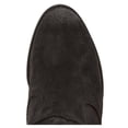 thumbnail image 4 of Marc Fisher Womens Sade Leather Almond Toe Ankle Cowboy, Black Suede, Size 6.0, 4 of 6