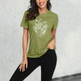 thumbnail image 1 of MKLEKYY Camisetas Camiseta Holgada De Manga Corta Con Estampado De Corazón Para Mujer Talla L, 1 of 3