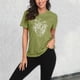 thumbnail image 1 of MKLEKYY Playeras Mujer Camiseta Holgada De Manga Corta Con Estampado De Corazón Para Mujer Talla XL, 1 of 3