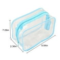 thumbnail image 2 of Trousse de Toilette Transparente Imperméable, Pochette de Maquillage Portable, Trousse Cosmétique pour Femmes, 2 of 10