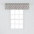 thumbnail image 2 of Ambesonne Cubes Window Valance, Abstract Volumetric Theme, 54" X 12", Pale Taupe and Grey, 2 of 3