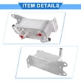 thumbnail image 5 of Engine Oil Cooler for Ford F-250 Super Duty Aluminum Alloy Silver Tone Transmission Oil Cooler, 5 of 6