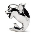 thumbnail image 3 of Kids Dolphin Charm .925 Sterling Silver Antique Finish Reflection Beads, 3 of 5