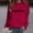 Red, variant on SIYUDAN Women Sweatshirts Long Sleeve Sweatshirt for Womens Pullovers Pink Pullover Adult Big and Tall Crewneck Sweatshirt Winter Sweatshirts Women Fashion